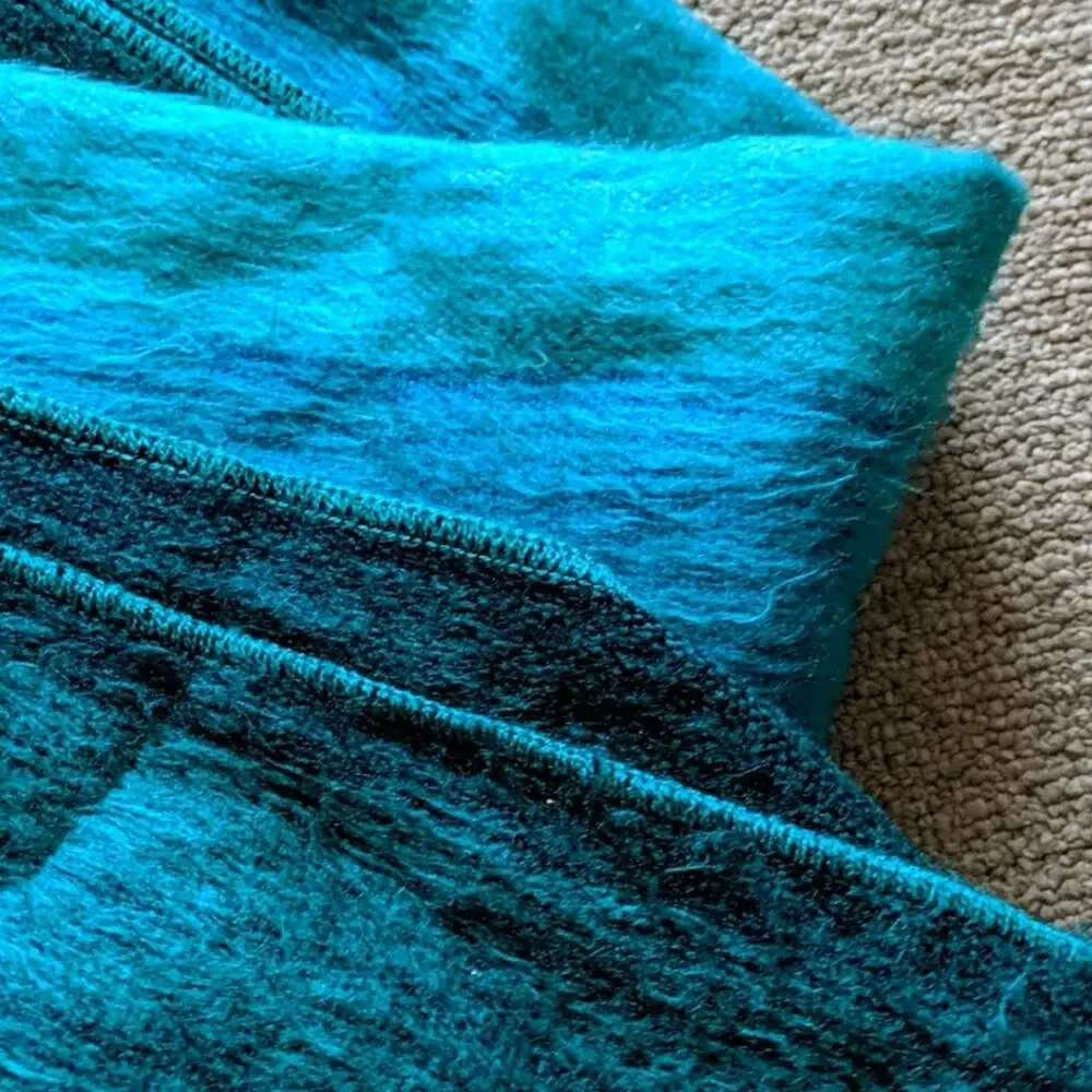 NWOT Multi Color Soft Blue Blanket